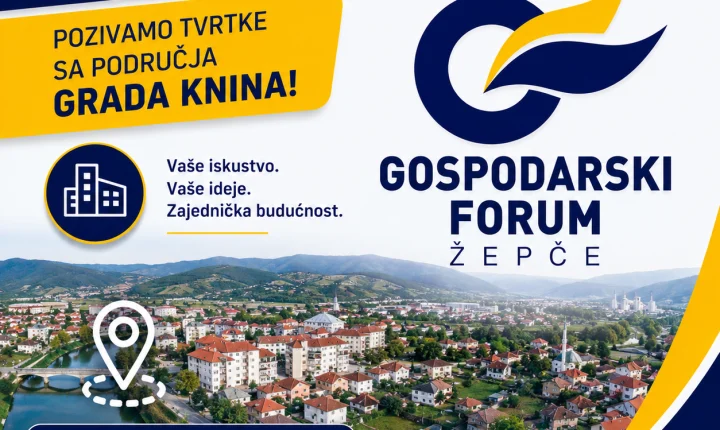 Poziv tvrtkama s područja Knina na Poslovne susrete Knin–Žepče i 13. Gospodarski forum općine Žepče
